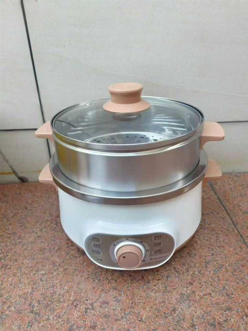 5升分体带蒸笼火锅1500台 又想鸡肥又想鸡轻称就是它了