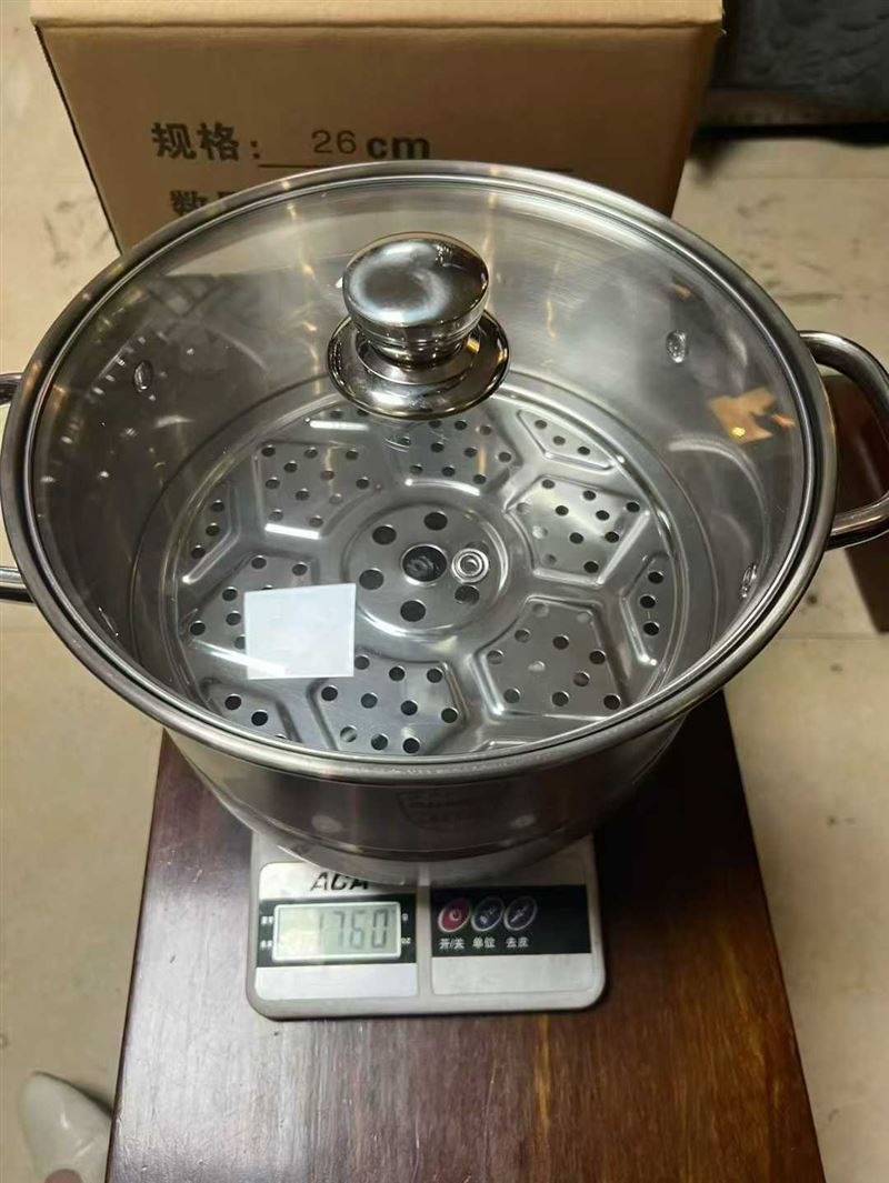 26#.高档蒸锅，800多套， 带包装盒，20多块一套。 电话微信同号15515665791 主做全品类五金百货，小电器，更多商品，欢迎国内外友人，前来加微咨询洽谈合作。