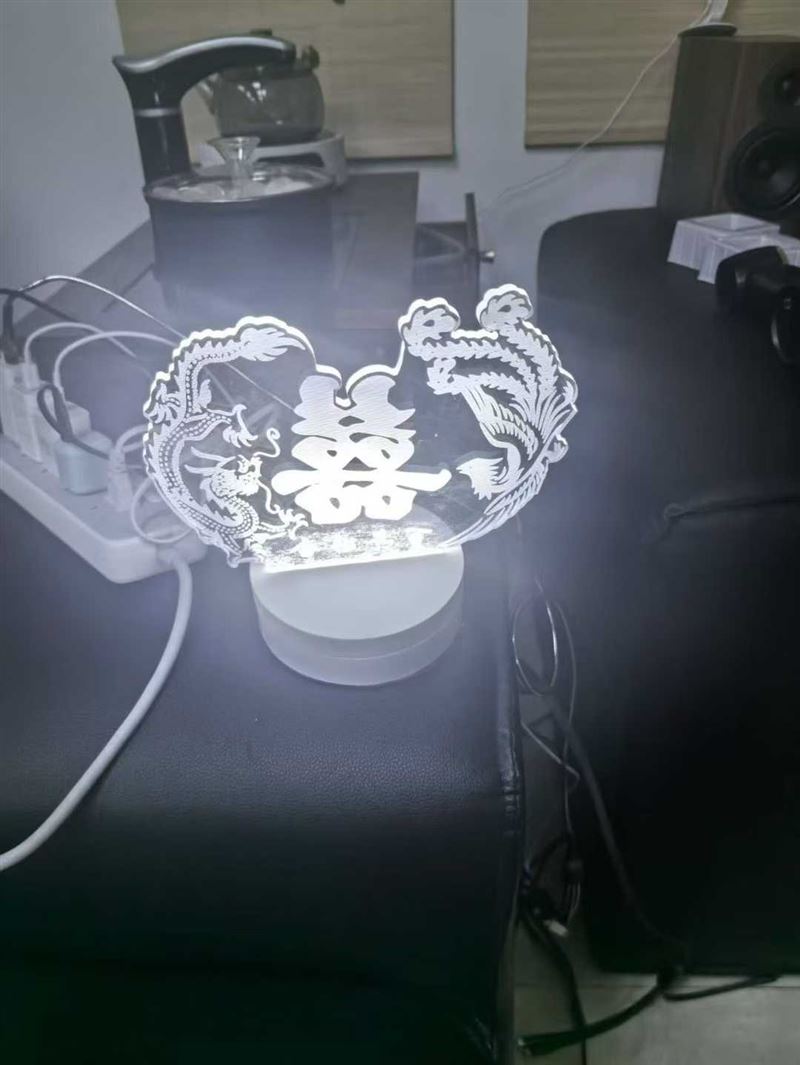 创意 3D 台灯 600 个 