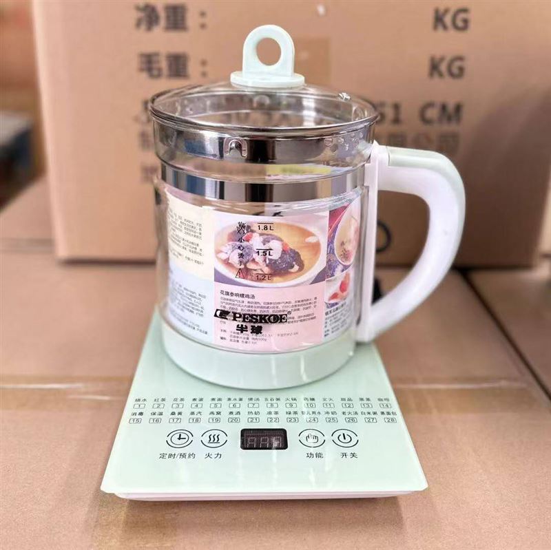 分体养生壶（半球） 一箱12套 容量：1.8L 功率：800W