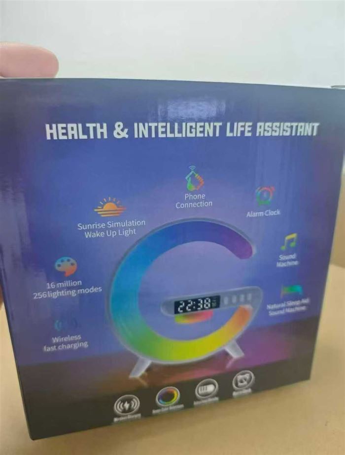 G 蓝牙音箱，炫彩灯光，无线充电，4000pcs，一箱40pcs