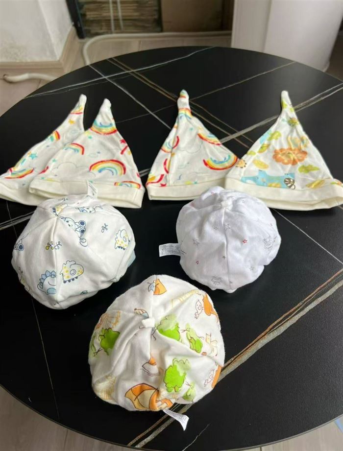 纯棉新生婴儿帽子1600个 都有独立包装 超低价清！