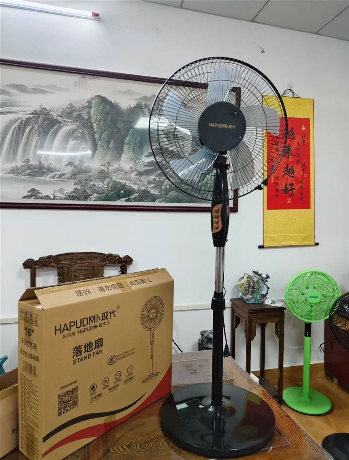 现代重底风扇 二环大网罩 机械易懂款式 原包原箱现货3000pcs