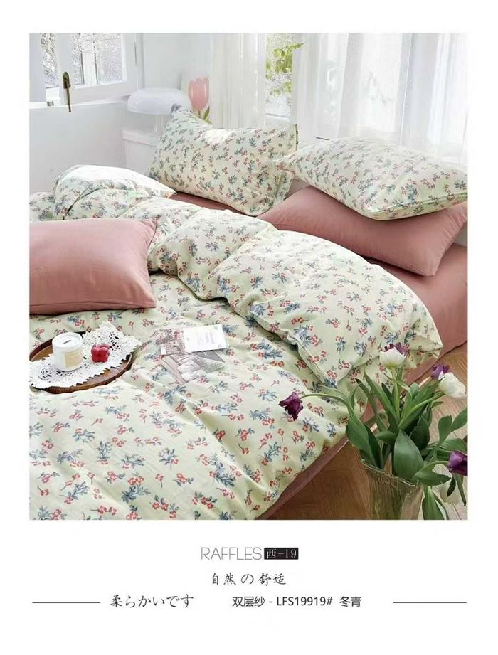 2000套全棉双层纱四件套标准和加大尺寸，要的联系库存价出 电话微信同号15515665791 主做全品类五金百货，小电器，更多商品，欢迎国内外友人，前来加微咨询洽谈合作。