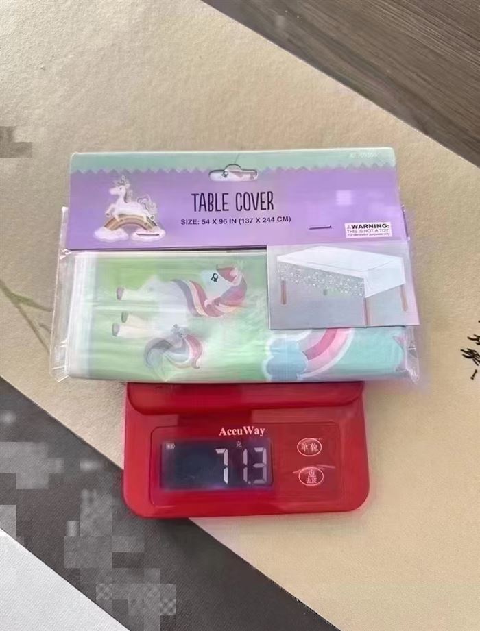 桌布独立包装15000包，毛毛钱