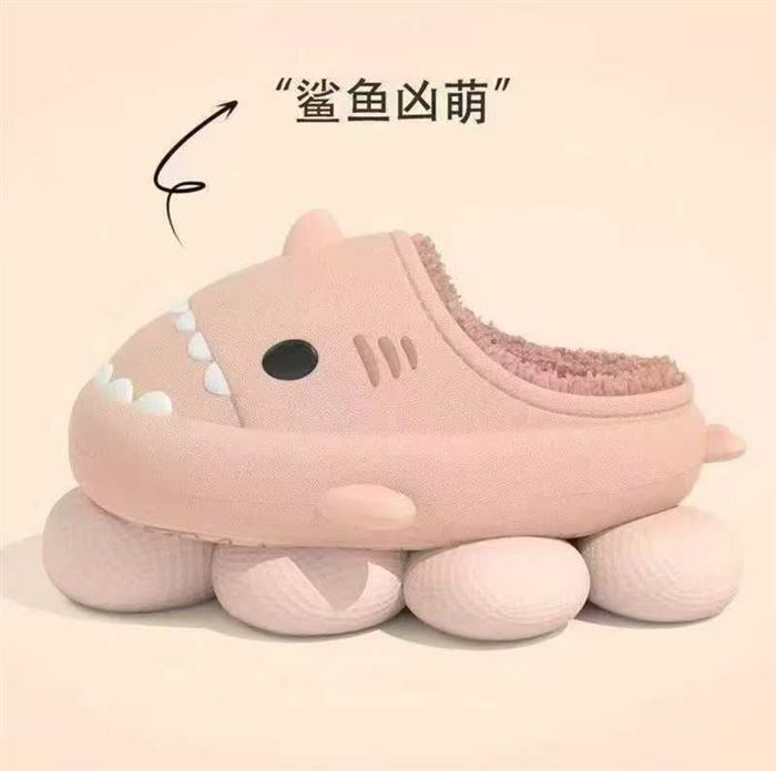 6000双棉拖 儿童鲨鱼 非常好看24-35码 Eva高弹 无味150双一件