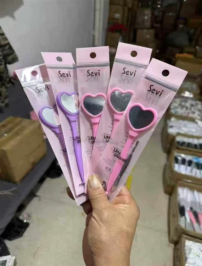 外贸内销都可，精美时尚带镜子修眉刀套装/12000套