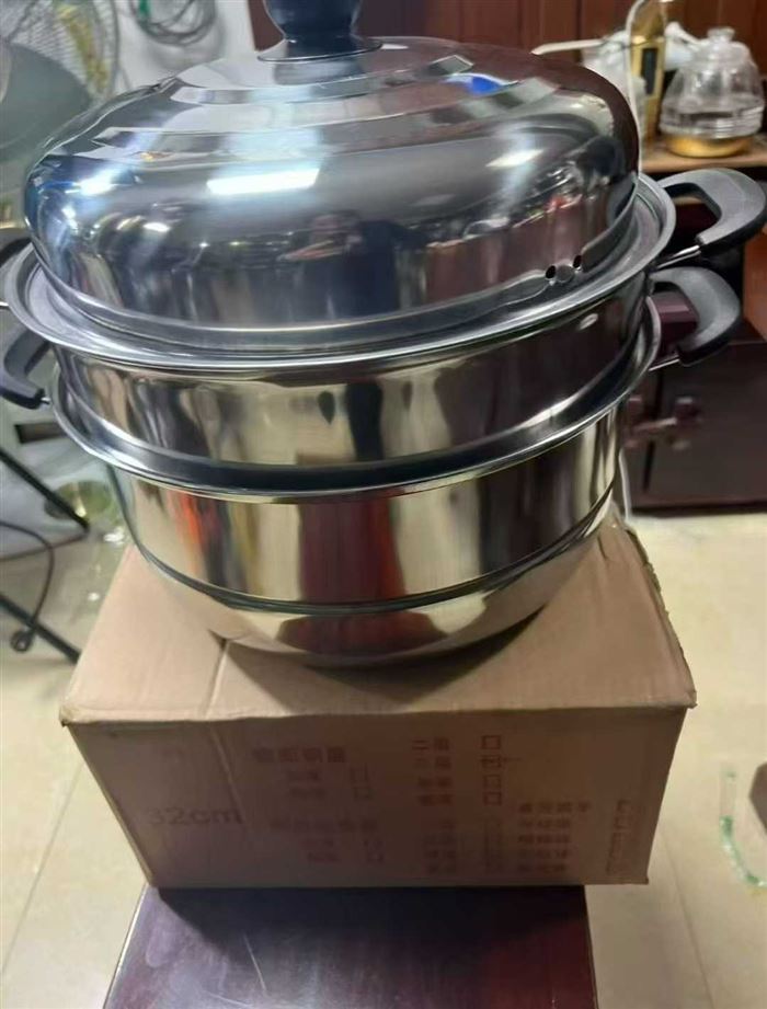 32公分三层蒸锅 最后200套，20多块钱/套。