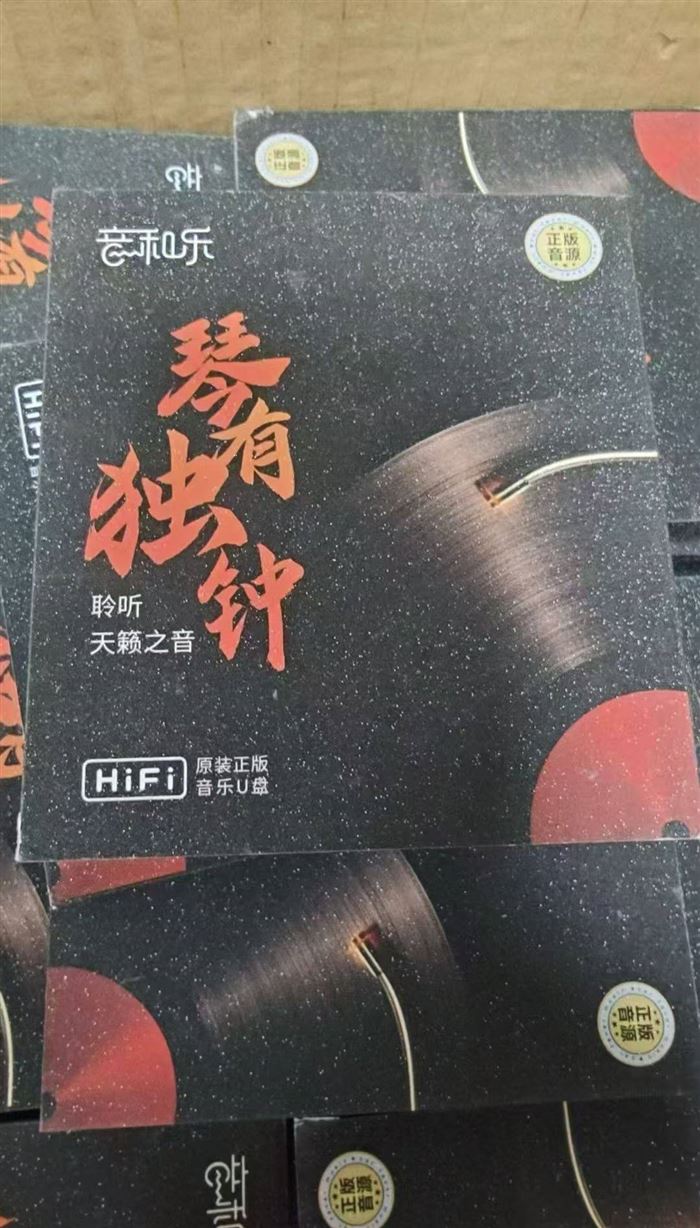 原装正版音乐U盘，海量音乐无损音质两个款一起500个