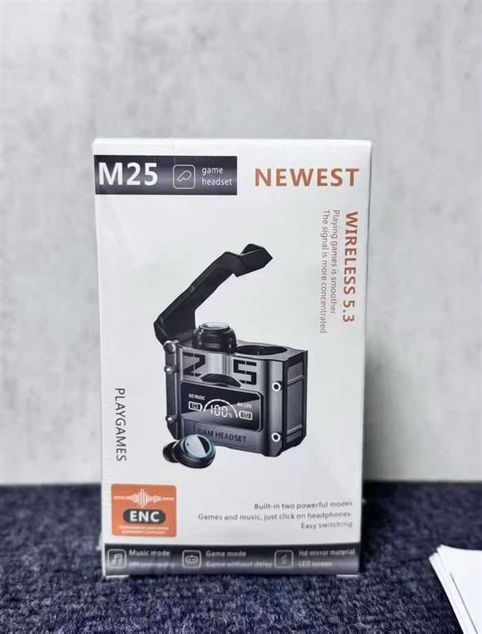 机械机甲款TWS 蓝牙耳机，1200pcs，全新一箱 100pcs