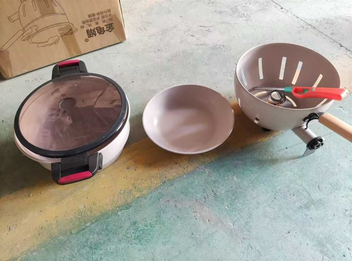 卡式炉户外炉具一体锅 ， 3000台 处理