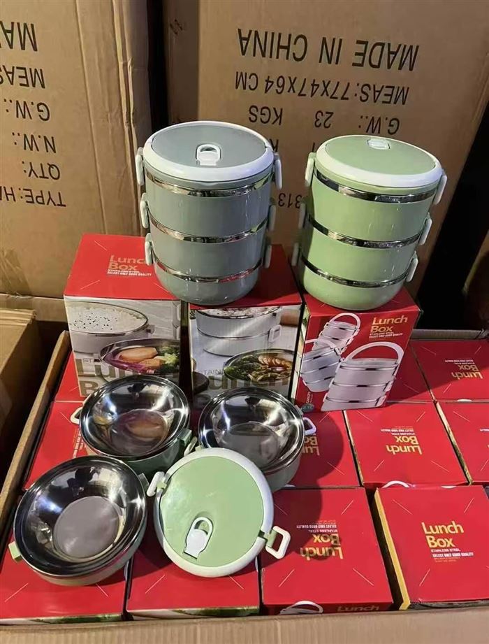 三层饭盒 1800个 漂漂亮亮 原件处理 板板正正