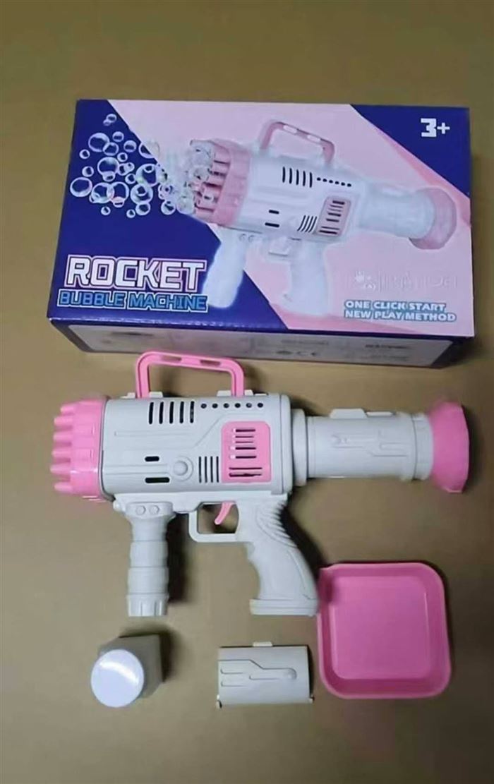 玩具泡泡机32孔6000个，独立包装，一件60