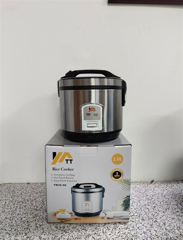 欧洲品牌TT不锈钢304电饭煲 加厚铝胆 三升黄金容量 304材质覆盖 一个6个装 现货2000pcs