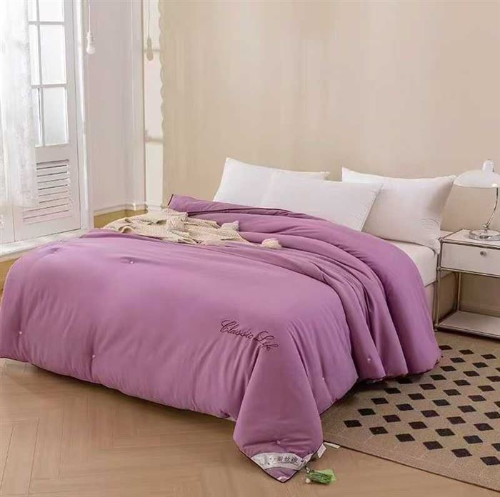 1800条绣花蚕丝棉被 礼品福利随手礼爆款 ​尺寸200*230六斤八斤十斤可选 ​带检测口吊牌一包打50条 填充物长丝棉 ​