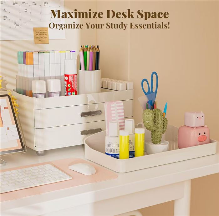 品名：外贸原单化妆品台面收纳盒 包装尺寸：18.2×35.2×19.8厘米 单品重量：1268克 数量：120个