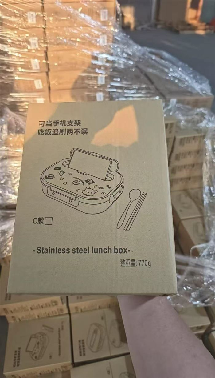 316不锈钢3件套饭盒，独立包装16000套，精品尾货！