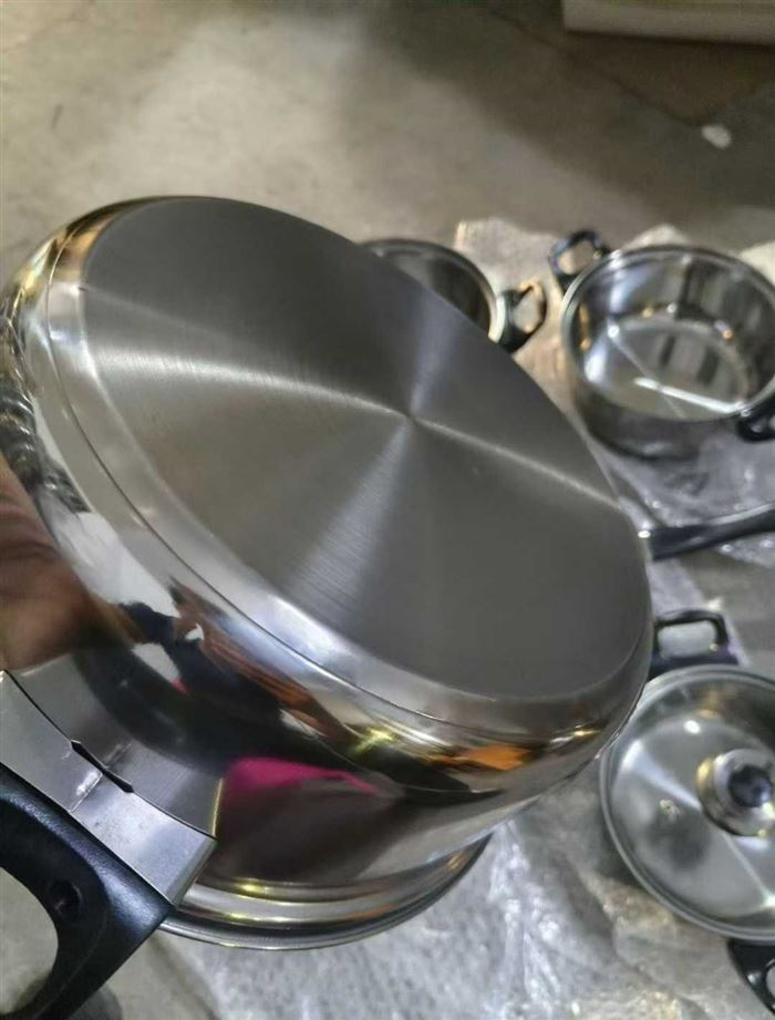 带磁复底套锅6个X2套x46件便宜处理！！！！！
