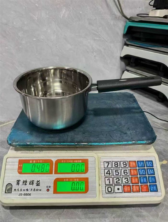 18公分无磁奶锅处理500个，💰9元