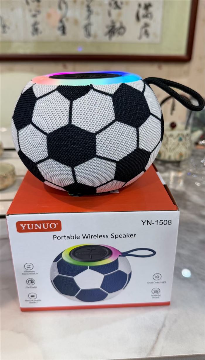 足球蓝牙音箱入库2400pcs，可串联