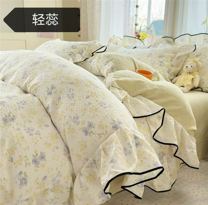家纺韩版泡芙棉四件套标准加大都有，大量现货，正品库存价需要的联系