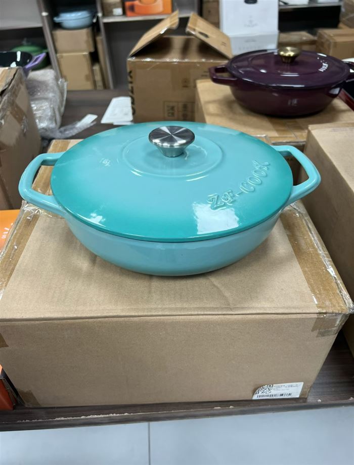 珐琅锅仅剩300吨左右，适合内销，外贸装柜，直播等，卖完不再有，超高性价比，按吨出