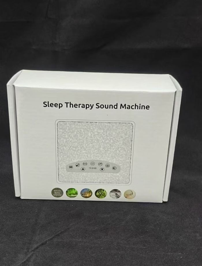 出口高品质睡眠仪、舒缓声音助眠神器。六种声音，30分钟/60分钟/90分钟，三种定时模式。配有充电器和线。全新原箱，40台一箱，黑白两色，还有 1800台