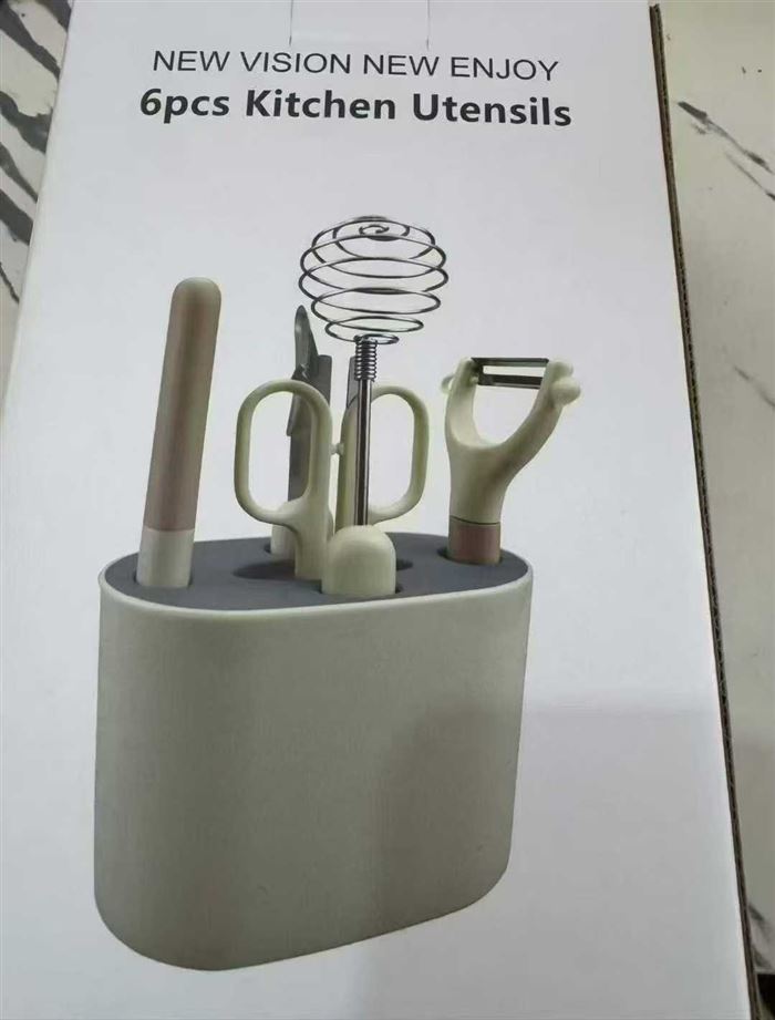 处理厨房用品六件套，9500套原箱原件独立彩盒包装