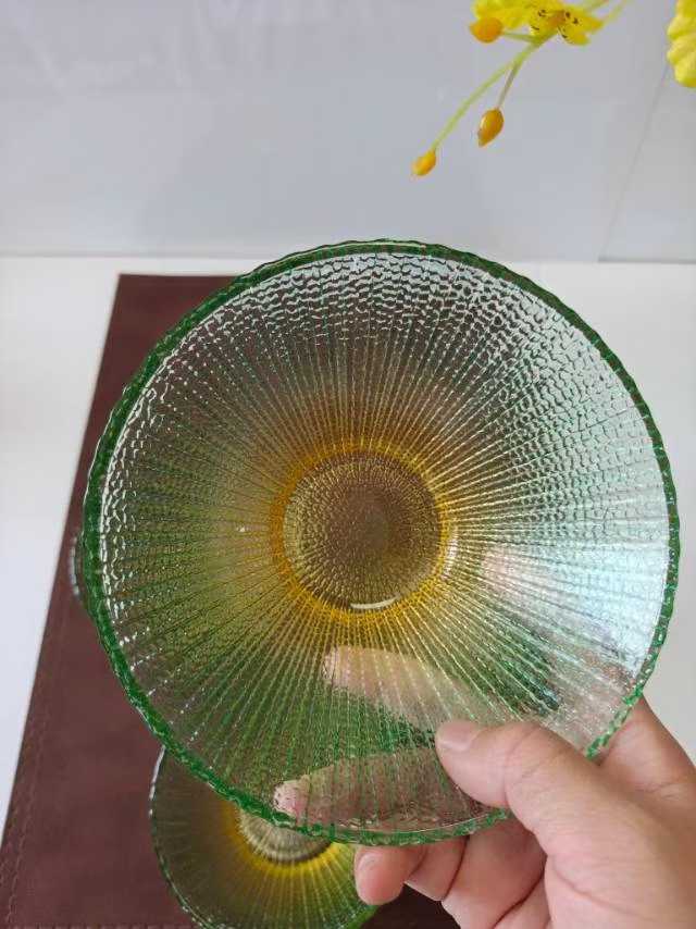 鎏金翠影，渐变浮雕沙拉碗，大小组合套装，全部彩盒包装，现货在仓！