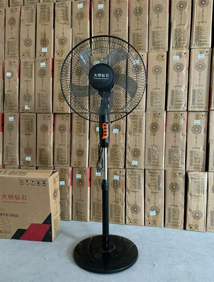 大明钻石16寸落地风扇，重底、铁杆、铁网，20000台