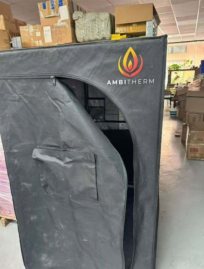 AMBITHERM 品牌的便携式桑拿房（帐篷式桑拿） 可折叠、易搭建的便携式桑拿帐篷，家庭健康养生和户外桑拿体验，110伏，380多套