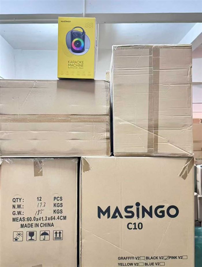 双麦精品蓝牙音箱，一支有线麦，一支无线麦，1000pcs