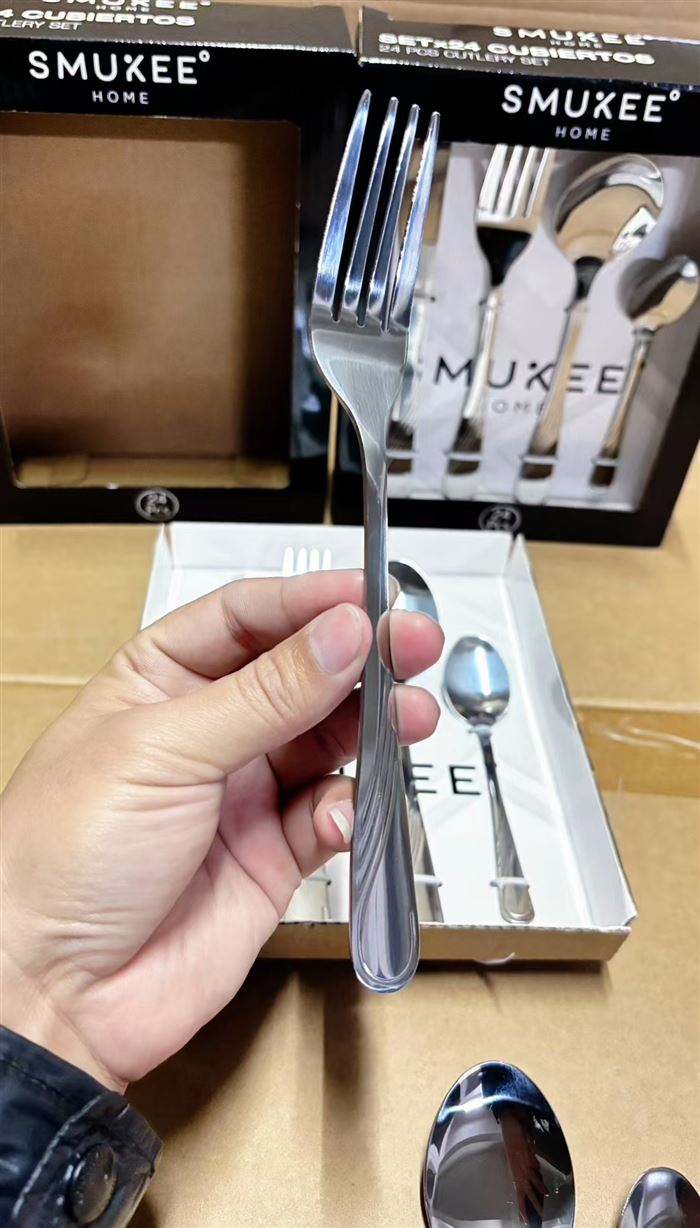 1300套 24件套不锈钢餐具,高端精品尾货