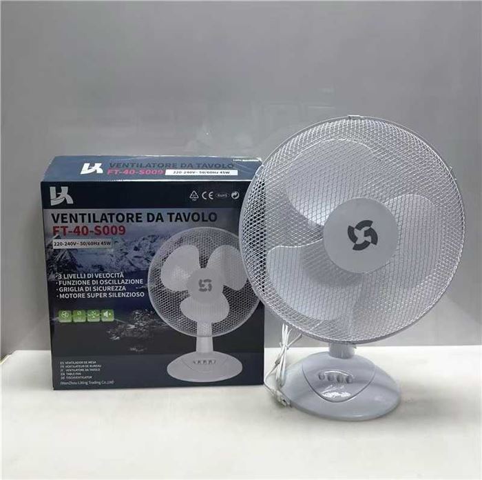 外贸出口落地扇，台扇，16寸，欧规两圆插头🔌