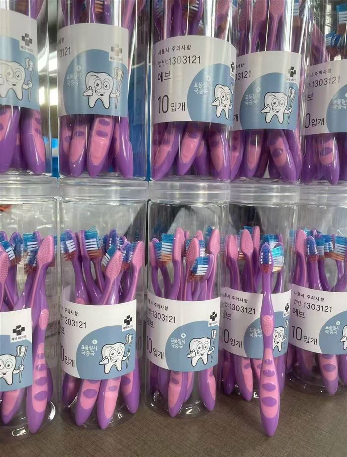 桶装儿童款牙刷50多万支，清货价给力