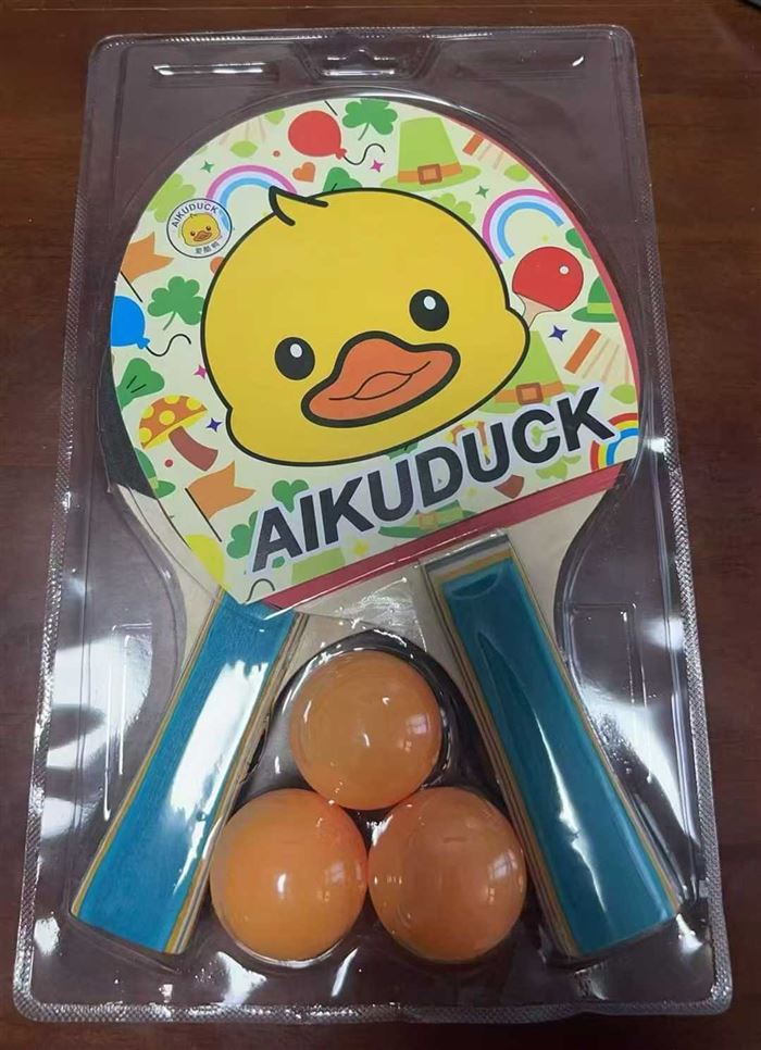 小黄鸭乒乓球拍 现货 块块钱