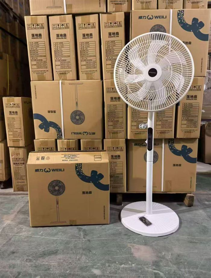 威力落地风扇16寸，带遥控 6000台原件处理