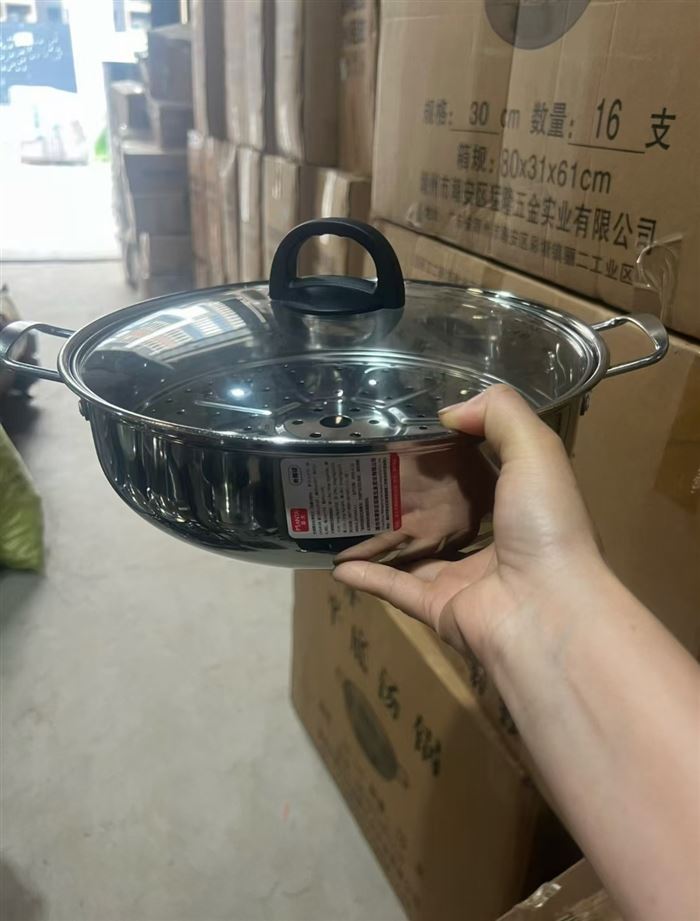 30公分汤蒸锅 1000个左右，每件16个。 5件起批，💰13元/个