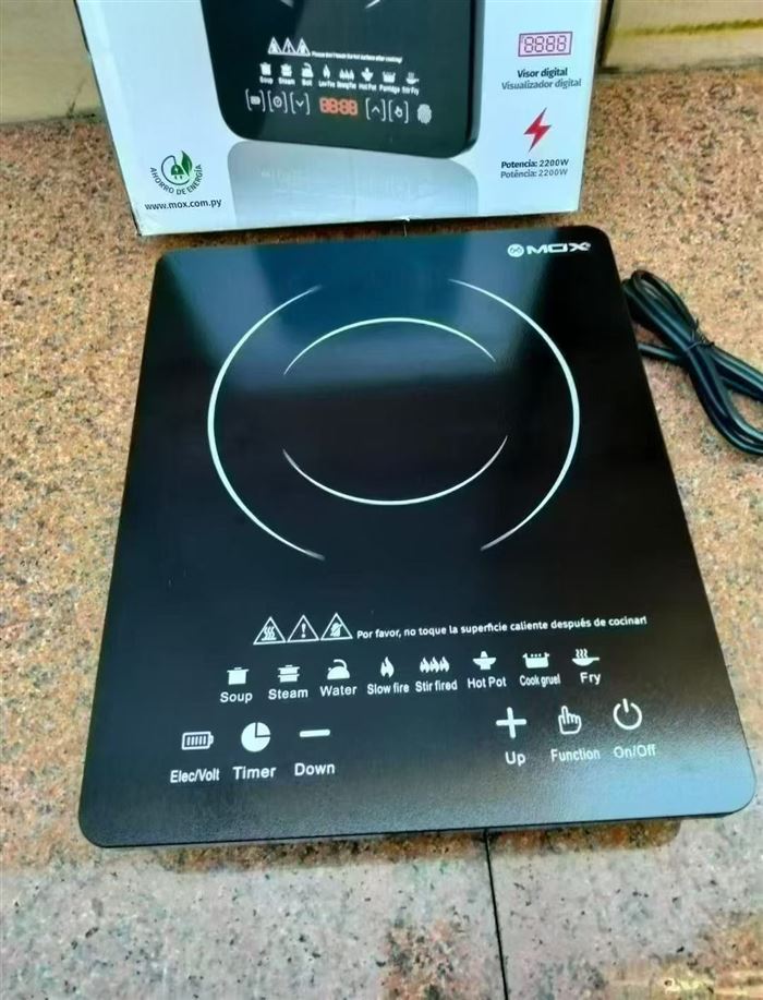 出口欧规电磁炉3000台 ​全晶板，英文独立包装