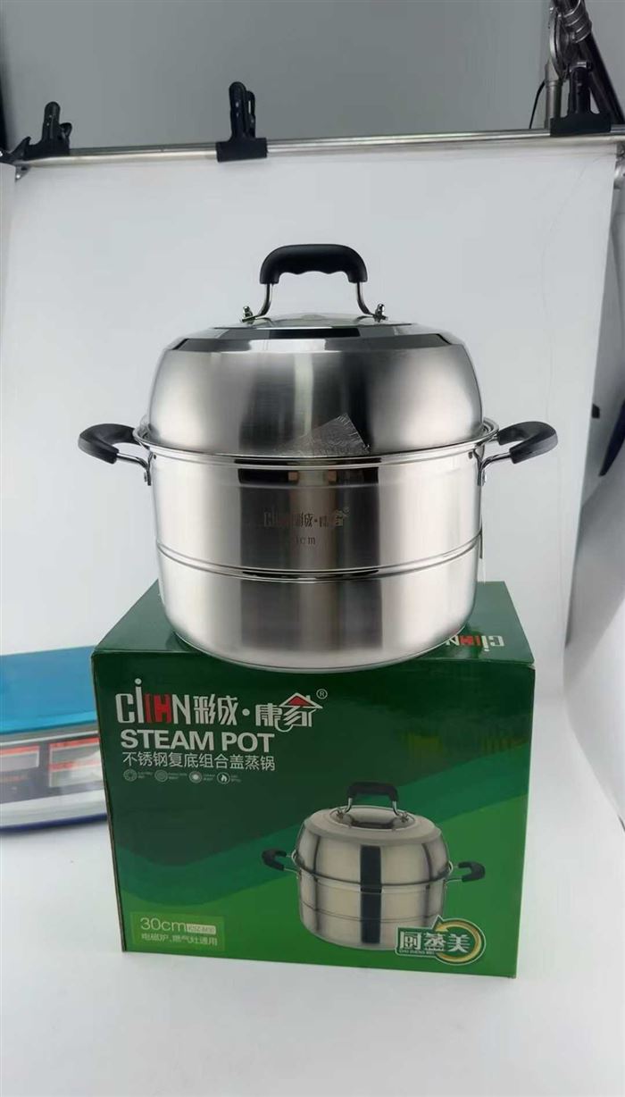 外32内30#复底特厚双层蒸锅，一件8个X 15件，特价50💰