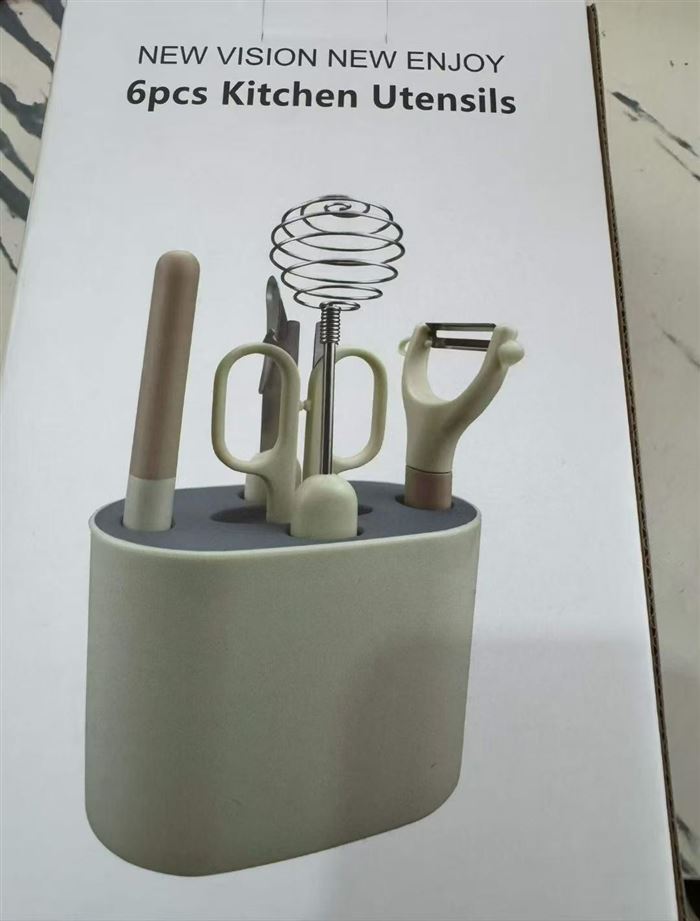 处理厨房用品六件套，9500套原箱原件独立彩盒包装