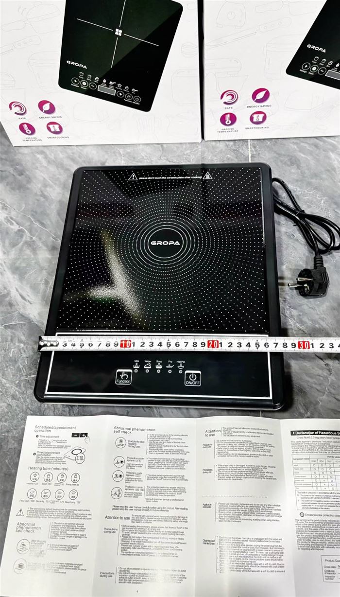 外贸 2200w电磁炉560台,欧规 原箱处理