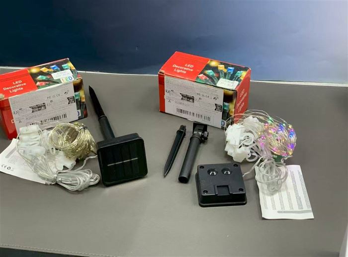 LED太阳能庭院灯串 直径5米 10条一条的长度 灯条是2米 一共750套左右 ​