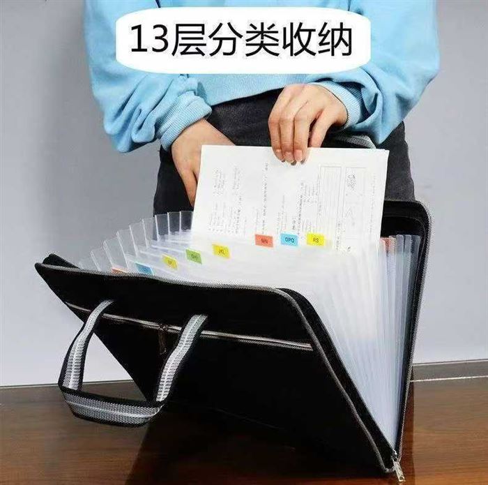 手提防水多层风琴袋 2000个非常便宜处理！