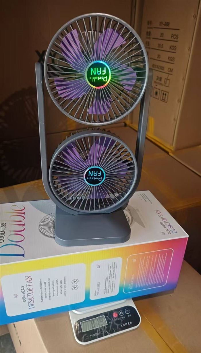 多功能双头风扇1500台(无刷+3600毫安),精品库存尾货,原箱处理, 捡漏价😁¥ 十几块
