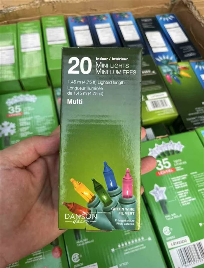 工厂处理灯串，独立包装，跨境电商 外贸公司可对接，大几万盒