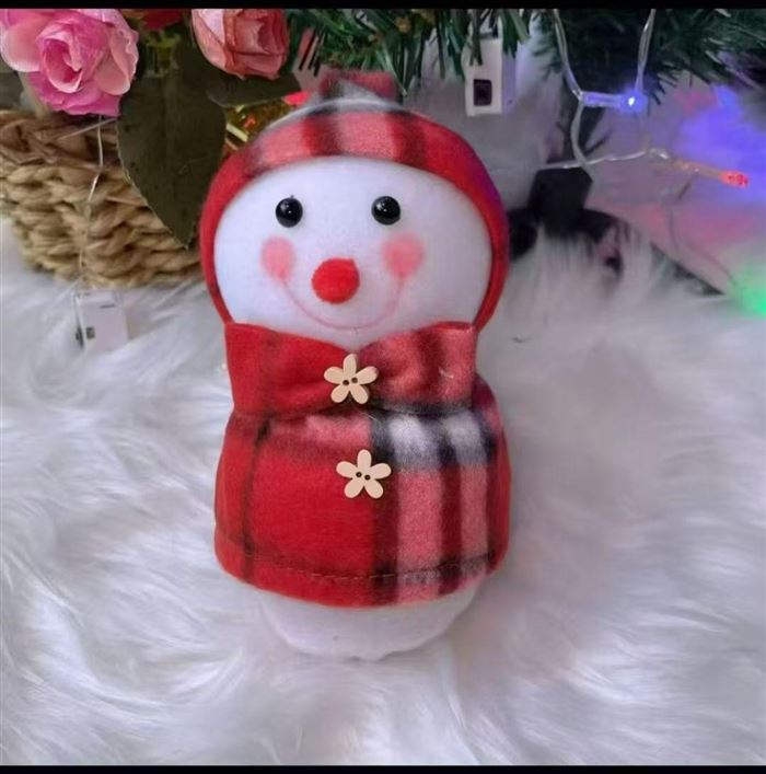 工厂处理 出口外贸圣诞节雪人工艺品，6万多个