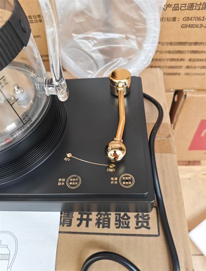 高档底部上水煮水壶，品牌温控器，堪称艺术品数量只有50台，价格美丽出货