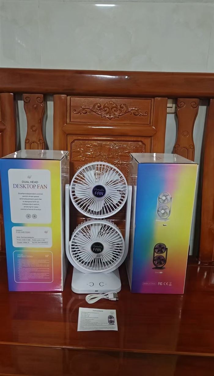 亏本处理一批:多功能双头风扇1500台(无刷3600毫安),精品尾货,原箱处理,欢迎来捡漏🉐¥1x