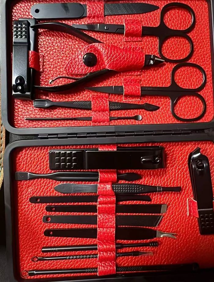 碳钢16件套美甲工具套装 5000套